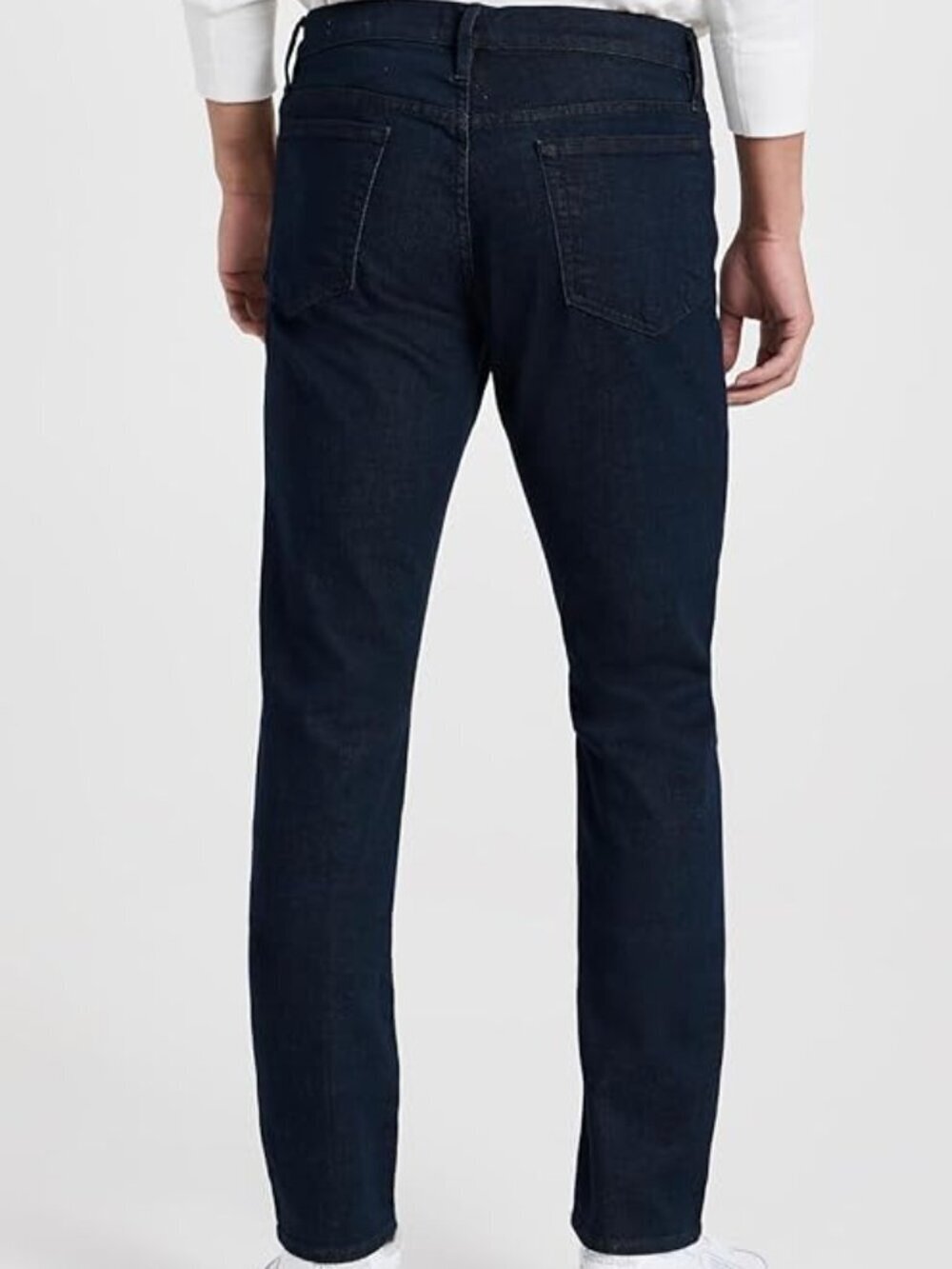 FRAME L'Homme Skinny Cobalt Dark Rinse Mid Rise Stretch Slim Leg Jeans, Size 30 - Picture 4 of 13